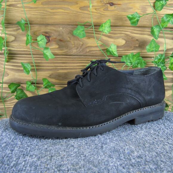 Nunn Bush Men's Derby Oxfords Black Leather Size 10 Medium Gently Used‎ 2025 - Picture 1 of 7